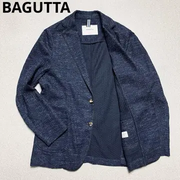 BAGUTTA 테일러드 자켓 트위드 네이비 바구타