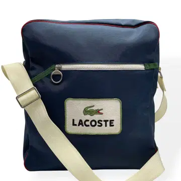컨디션 최상 LACOSTE 라코스테 숄더백 나일론 네이비 사선 가케