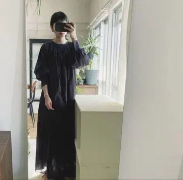 arat x niko and 콜라보 2way 턱 원피스 블랙 블랙