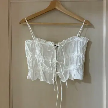 ZARA 리본 팝 프린트 탑 S 사이즈
