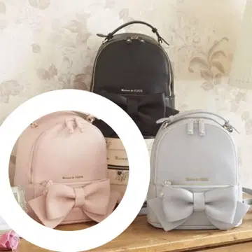 Maison de FLEUR 빅 리본 백팩