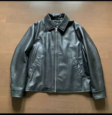 H&M 블랙 가죽 자켓