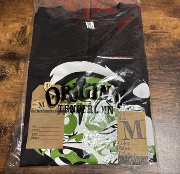 텐더 로인 tenderloin TEE PLP M 블랙 상태 좋음