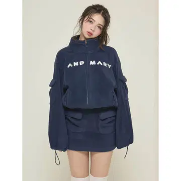 Mary logo fleece jacket & skirt