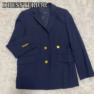 [ 새상품급 ] DRESSTERIOR 테일러드 자켓 네이비 골드 버튼