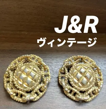 J&R 빈티지 귀찌 골드 컬러 빅 사이즈