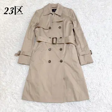[새상품급] 23구 트렌치코트 롱 기장 38 베이지 라이너 포함