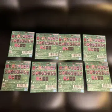 ONE PIECE 제일복권 G상 아크릴 스탠드 8개 세트