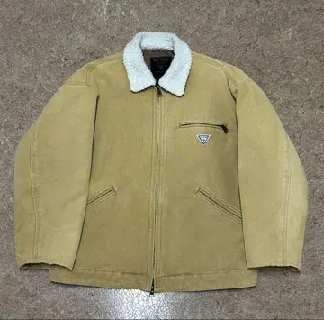 GUESS 베이지 퍼 자켓