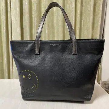 SALON DE ALFURD 스마일 토트백 블랙 가죽
