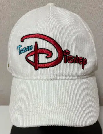 도쿄 디즈니 리조트 팀 디즈니 자수 캡 화이트