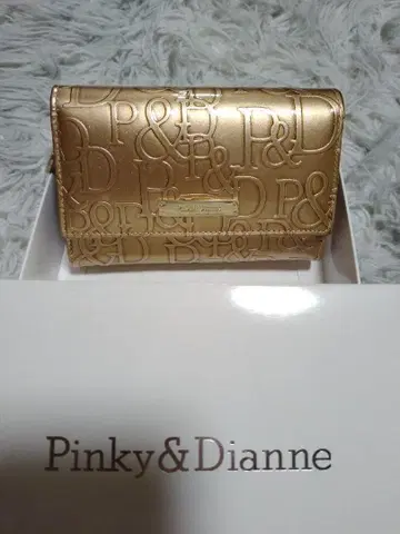 Pinky&Dianne 골드 접이식 지갑