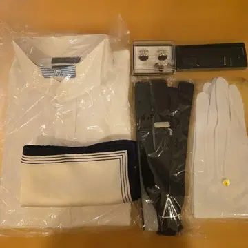 결혼식 신랑 세트 6점 윙 셔츠 잡화