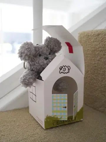 Cosymosy 코지모지 푸들 키링 실버