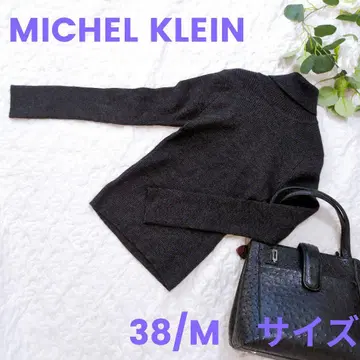[ MICHEL KLEIN ] 터틀넥 니트 38/M 사이즈 블랙