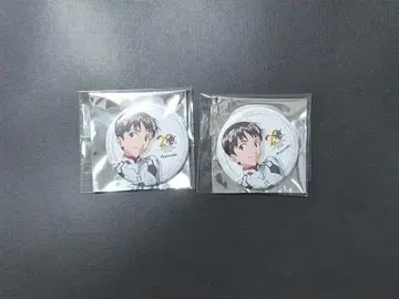 에반게리온 간사이 만박 한정판 애니메이트 캔뱃지 신지 2개