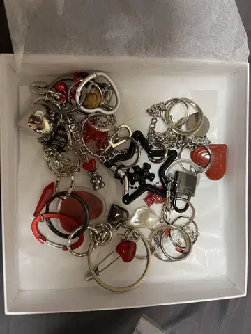 DOUBLET / KEY CHAIN red 미사용