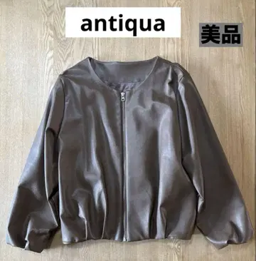[ 새상품급 ] antiqua 여성용 아우터 브라운 프리