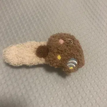 봉제 인형형 헤어 클립