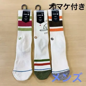 [ 특가! ] STANCE 캐주얼 양말 25.5-29.0 cm 3족 세트