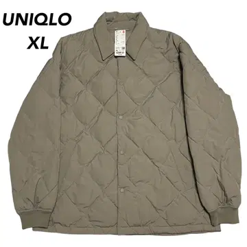 [미사용 새상품] 유니클로 퍼프테크 퀼팅 자켓 XL 베이지 발수