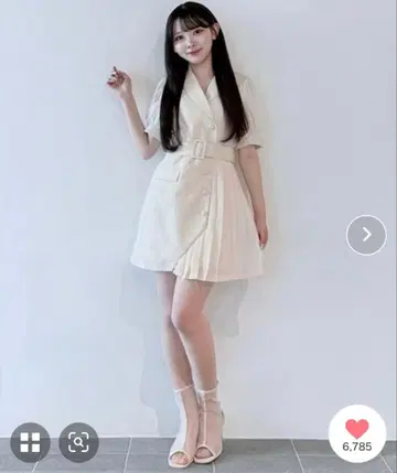 플리츠 이소재 시어 테일러드 원피스 가을 옷