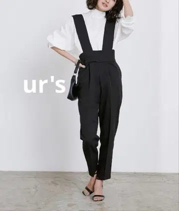 [새상품] ur's 하이웨스트 살로펫 블랙 M