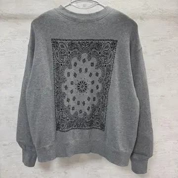 Boutique Ordinary 백 프린트 가디건 그레이