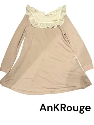 택 포함 새상품 AnKRouge 프릴 옷깃 긴팔 원피스 M사이즈