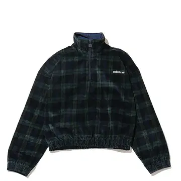 adidas 코듀로이 타탄 하프 지퍼 2xl