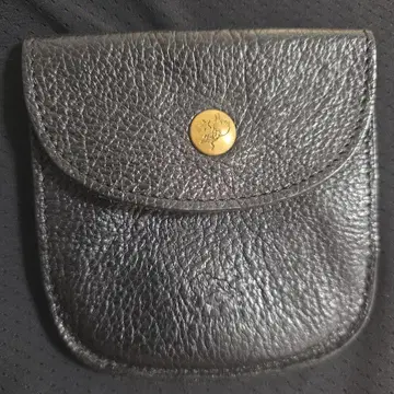 천연 가죽 블랙 코인 케이스/동전 지갑