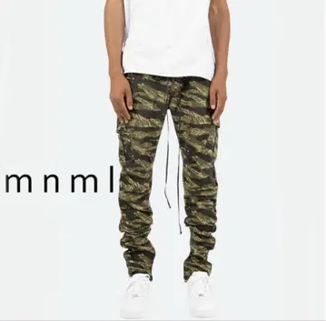 mnml 드로코드 카고 팬츠 타이거 카모플라쥬 M size