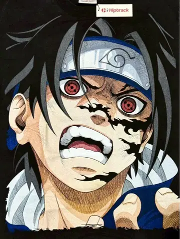 NARUTO 주인 모드 사스케 애니메이션 T셔츠 sasuke juin