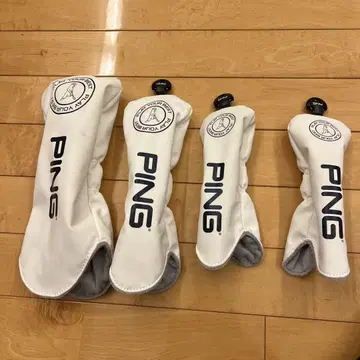 PING 골프헤드커버 4개 세트 화이트