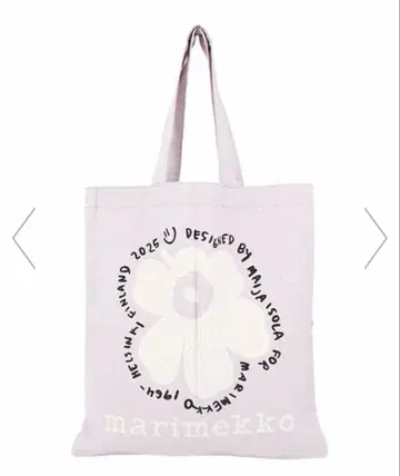 marimekko 꽃무늬 토트백 핑크