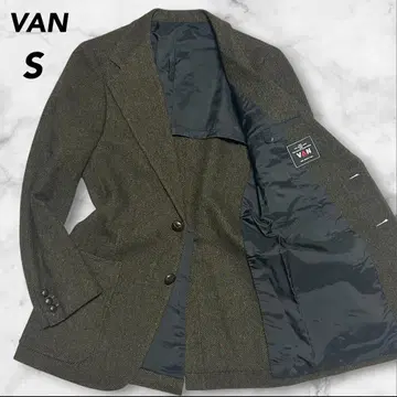 [ 새상품급 ] VAN JAC  트위드 자켓 호두 단추