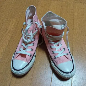 CONVERSE 핑크 하이컷 스니커즈