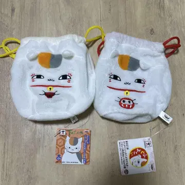 나츠메 우인장 후쿠요코이 후쿠요세 달마 냥코 선생님 봉제 인형 복조리