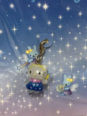 2000년 산리오 페어리 키티 별 지퍼 마스코트