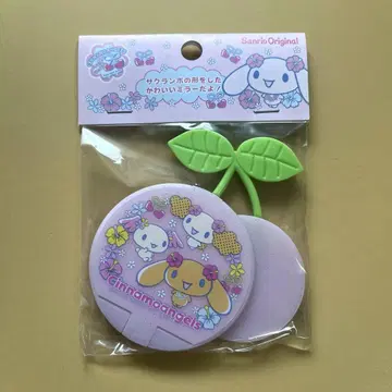 새상품 산리오 거울 체리 시나몬 시나모엔젤스 거울 레트로