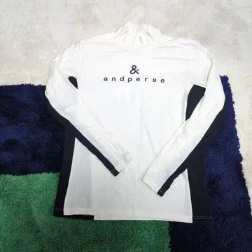 andperse 긴팔 셔츠 AFF9234W5 화이트/블랙