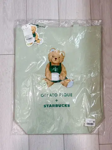 GELATO PIQUE STARBUCKS 토트백 젤라피케 스벅