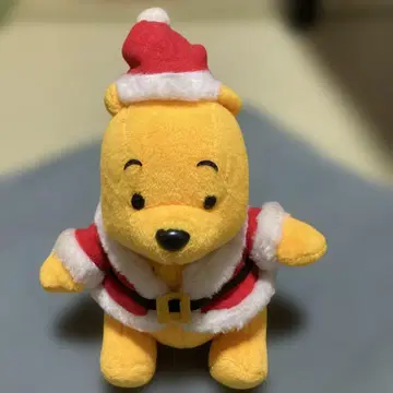 푸우 봉제 인형 크리스마스 디즈니 엔터프라이즈 미시판품
