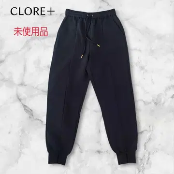 미사용품 택 포함 CLORE+ 슬릿 조거 팬츠 블랙 프리 사이즈