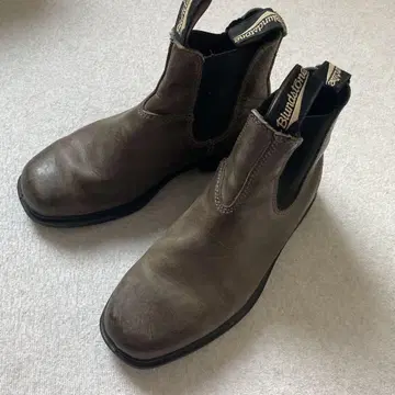 Blundstone 브라운 사이드 고어 부츠 23cm 상당