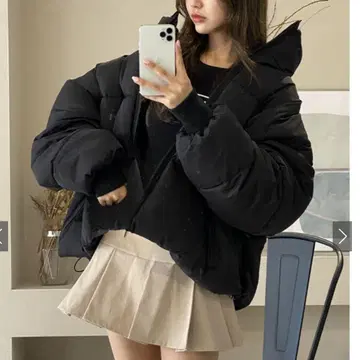 GRL 그레일 하이넥 볼륨 충전솜 다운 자켓 kd11