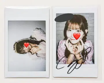 SWEET STEADY 시로이시 마유미 촬영 폴라로이드 사인 포함