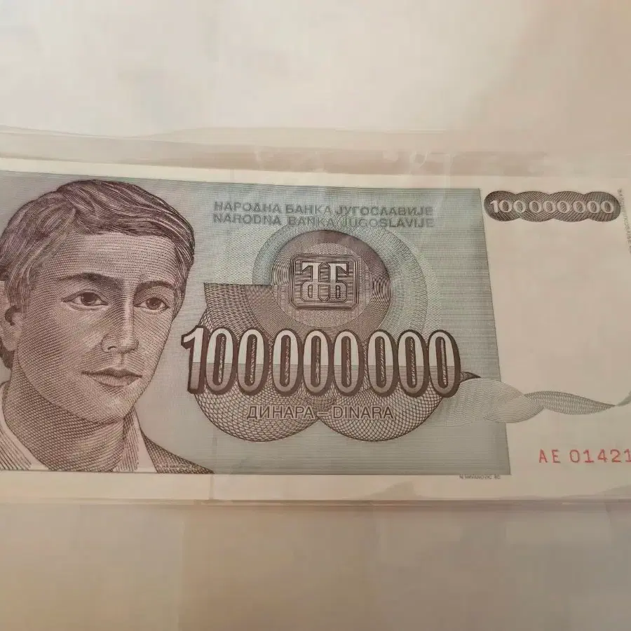 Yugoslavia 100 million dinar banknote on Bunjang Global Site.