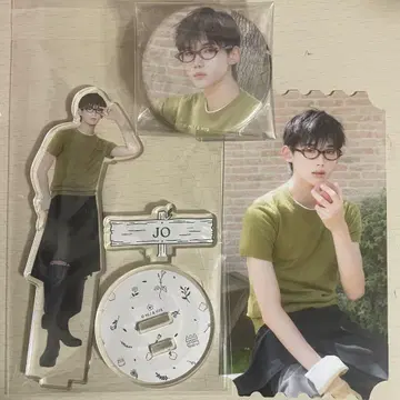 &TEAM JO &TEAM CAFE 아크릴 스탠드 캔 배지 예약 특전