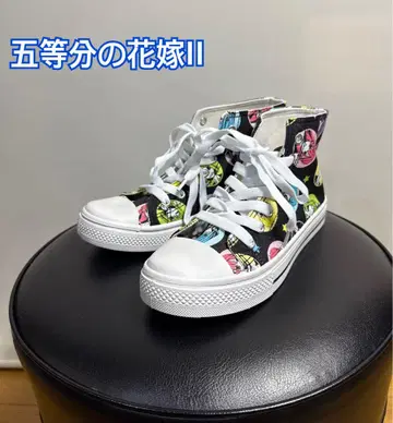 미사용품 5등분의 신부 II 하이컷 스니커즈 24cm